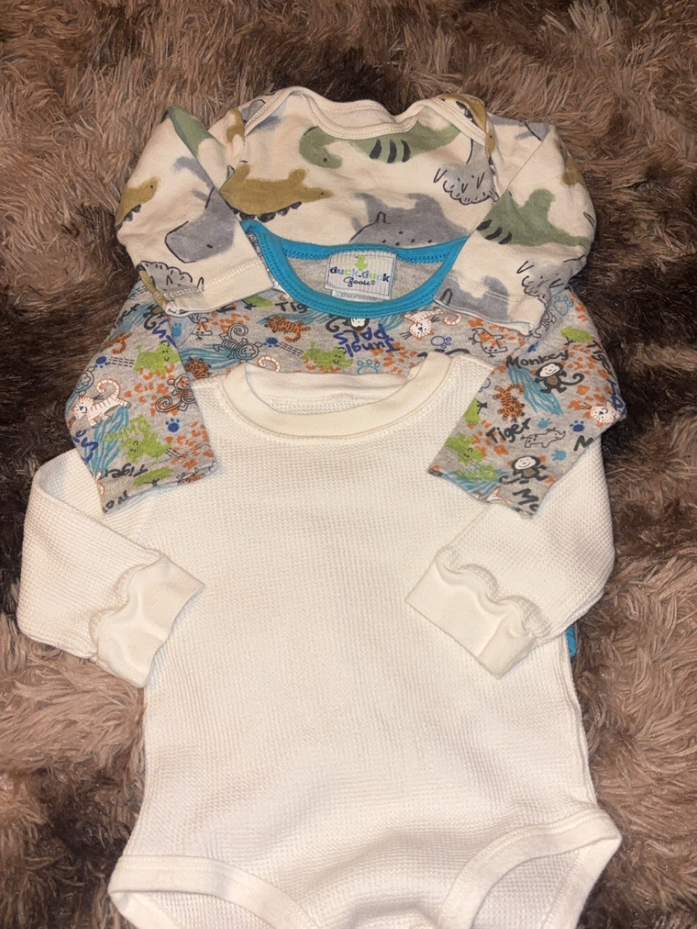 20 piece bundleCarter's Long-Sleeve Bodysuit Set - White, Blue, Green, Gray, Tan